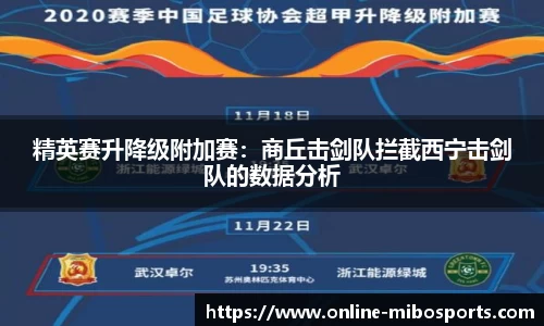 精英赛升降级附加赛：商丘击剑队拦截西宁击剑队的数据分析